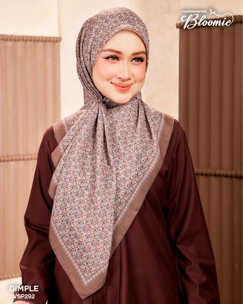 VANILA SCARVES BLOOMIE DIMPLE (VSP292) - TUDUNG KEKABOO - LIMITED AND EXCLUSIVE