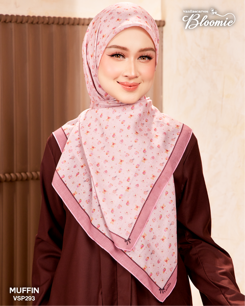 VANILA SCARVES BLOOMIE MUFFIN (VSP293) - TUDUNG KEKABOO - LIMITED AND EXCLUSIVE