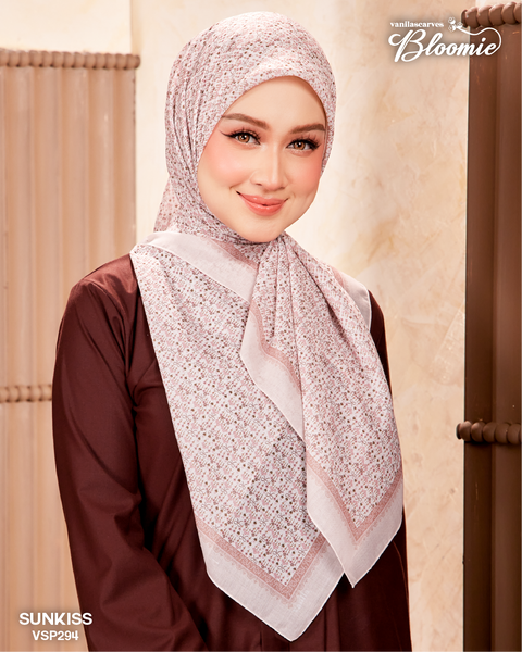 VANILA SCARVES BLOOMIE SUNKISS (VSP294) - TUDUNG KEKABOO - LIMITED AND EXCLUSIVE