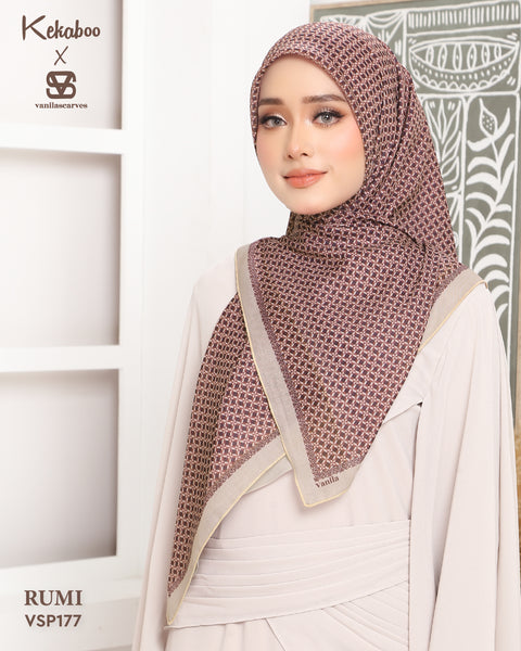 VANILA SCARVES PREMIUM PRINTED RUMI (VSP177)