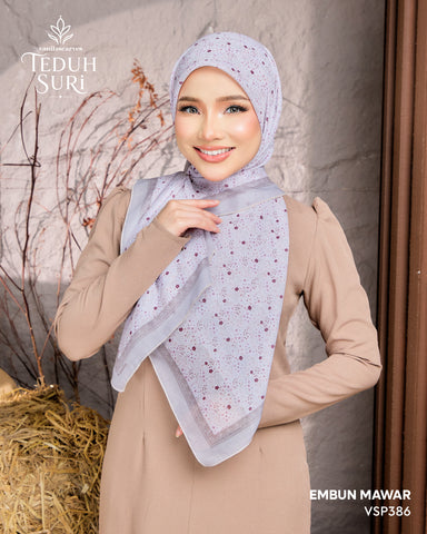 VANILA SCARVES TEDUH SURI EMBUN MAWAR (VSP386)