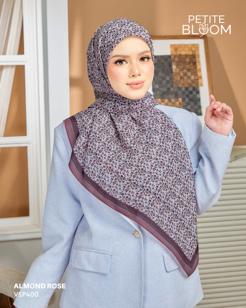 VANILA SCARVES PETITE BLOOM ALMOND ROSE (VSP400)