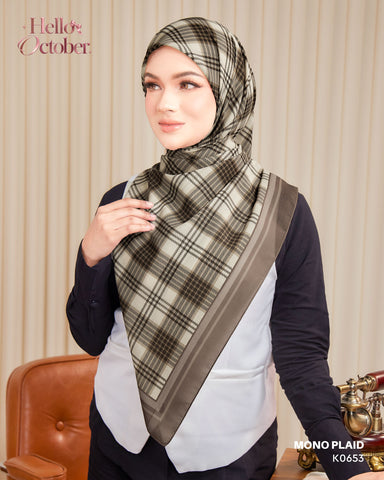KEKABOO HELLO OCTOBER MONO PLAID (K0653)