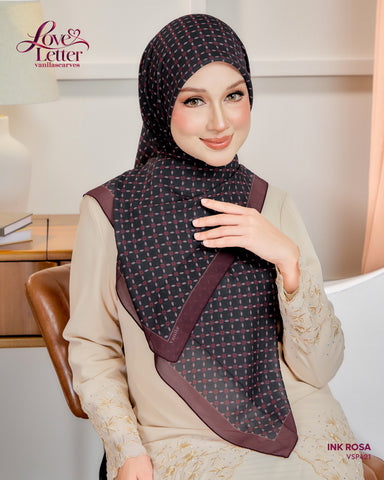 VANILA SCARVES LOVE LETTER INK ROSA (VSP421)