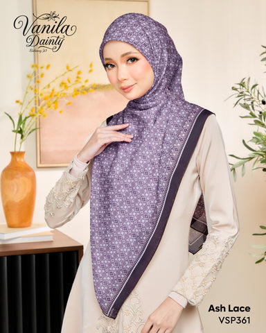 VANILA SCARVES DAINTY ASH LACE (VSP361)