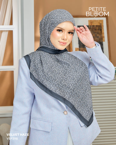 VANILA SCARVES PETITE BLOOM VELVET HAZE (VSP398) - TUDUNG KEKABOO - LIMITED AND EXCLUSIVE