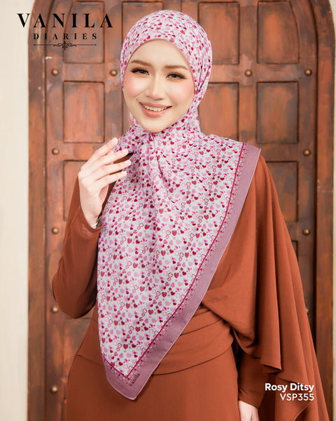 VANILA SCARVES DIARIES ROSY DITSY (VSP355)