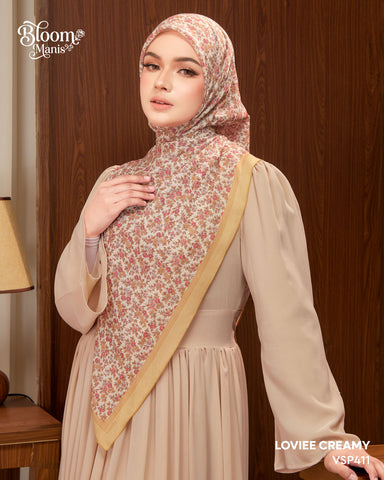 VANILA SCARVES BLOOM MANIS LOVIEE CREAMY (VSP411)