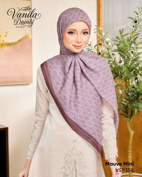 VANILA SCARVES DAINTY MAUVE MINI (VSP358)