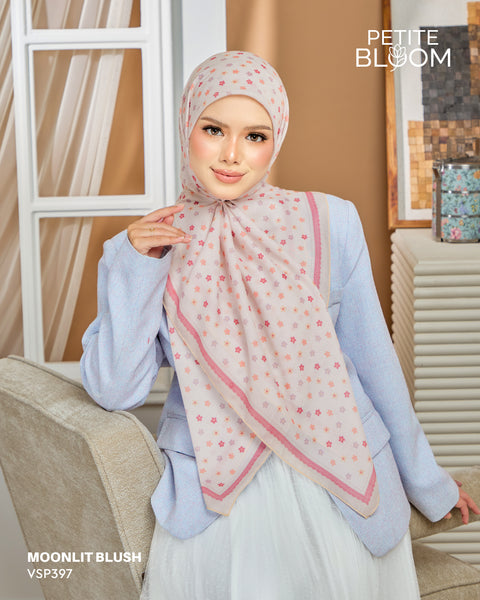 VANILA SCARVES PETITE BLOOM MOONLIT BLUSH (VSP397)