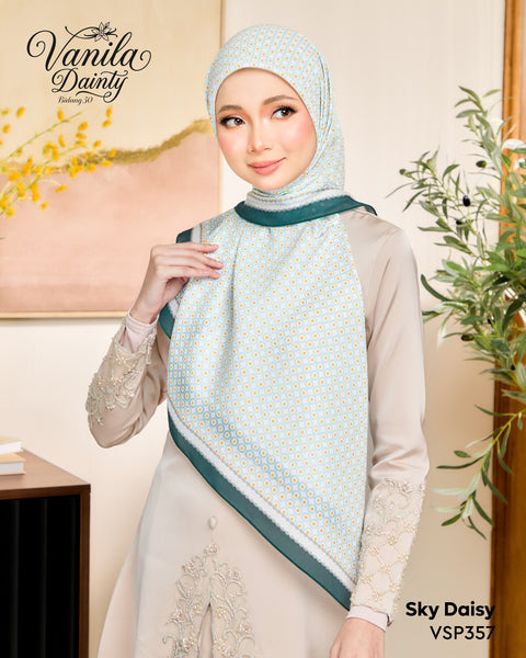 VANILA SCARVES DAINTY SKY DAISY (VSP357)