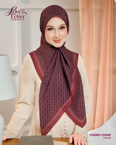 VANILA SCARVES LOVE LETTER CHERRY STAMP (VSP423)