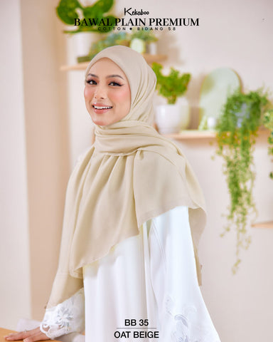 BAWAL PLAIN PREMIUM COTTON B58 (BB35 OAT BEIGE)