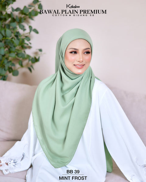 BAWAL PLAIN PREMIUM COTTON B58 (BB39 MINT FROST)