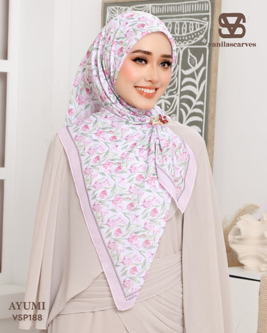 VANILA SCARVES PREMIUM PRINTED AYUMI (VSP188)