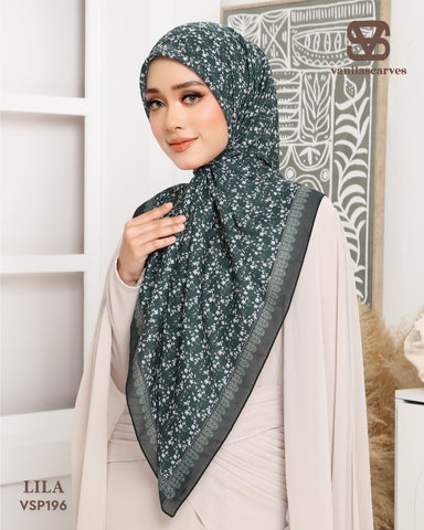 VANILA SCARVES PREMIUM PRINTED LILA (VSP196)