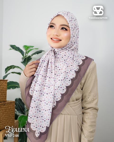 VANILA SCARVES PREMIUM PRINTED EVALINA (VSP246)
