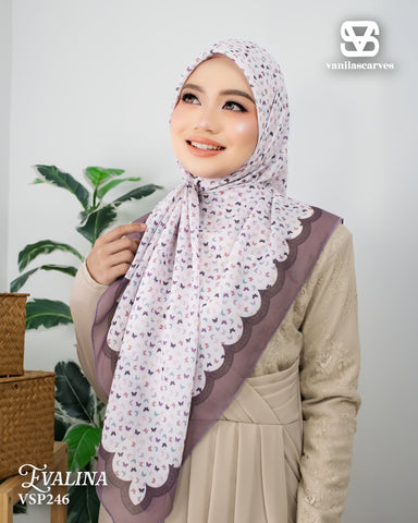 VANILA SCARVES PREMIUM PRINTED EVALINA (VSP246)
