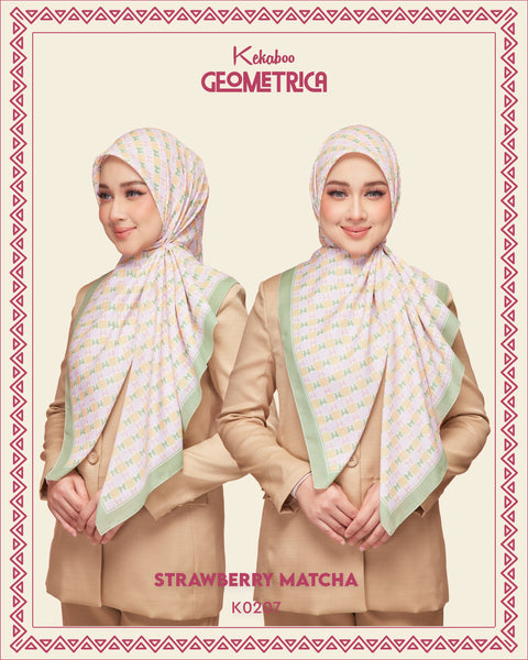 KEKABOO GEOMETRICA STRAWBERRY MATCHA (K0207)