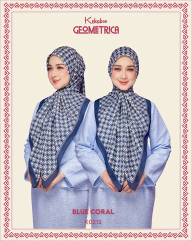 KEKABOO GEOMETRICA BLUE CORAL (K0212)