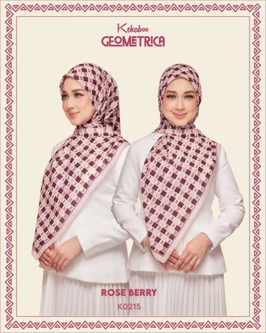 KEKABOO GEOMETRICA ROSE BERRY (K0215)