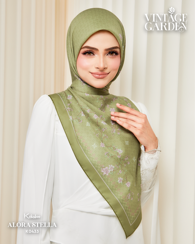 KEKABOO VINTAGE GARDEN ALORA STELLA (K0433) - TUDUNG KEKABOO - LIMITED AND EXCLUSIVE
