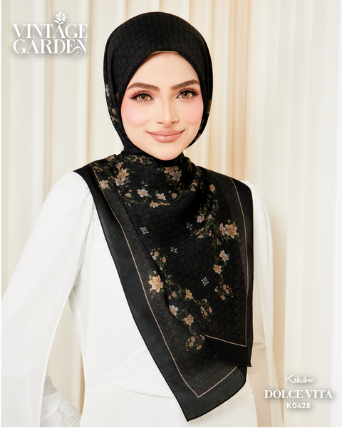 KEKABOO VINTAGE GARDEN DOLCE VITA (K0428) - TUDUNG KEKABOO - LIMITED AND EXCLUSIVE