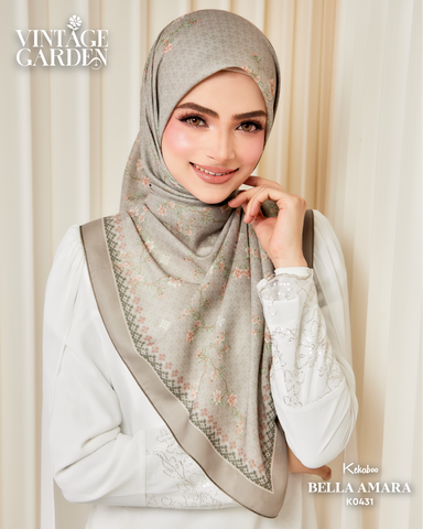 KEKABOO VINTAGE GARDEN BELLA AMARA (K0431) - TUDUNG KEKABOO - LIMITED AND EXCLUSIVE