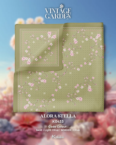KEKABOO VINTAGE GARDEN ALORA STELLA (K0433) - TUDUNG KEKABOO - LIMITED AND EXCLUSIVE