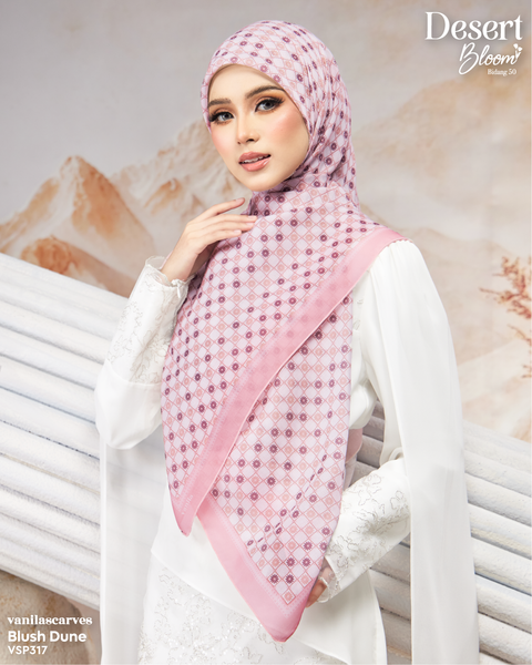 VANILA SCARVES BLUSH DUNE (VSP317) - TUDUNG KEKABOO - LIMITED AND EXCLUSIVE