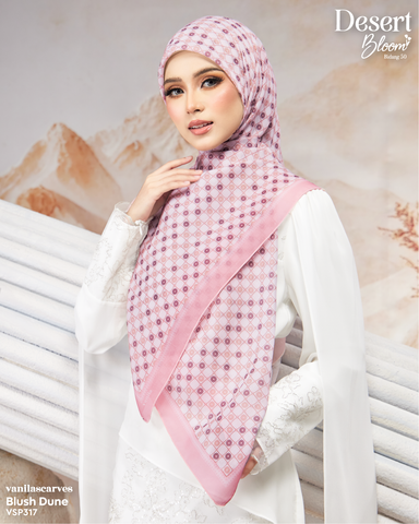VANILA SCARVES BLUSH DUNE (VSP317) - TUDUNG KEKABOO - LIMITED AND EXCLUSIVE
