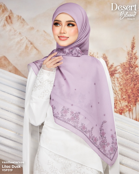 VANILA SCARVES LILAC DUSK (VSP319) - TUDUNG KEKABOO - LIMITED AND EXCLUSIVE
