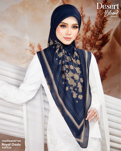 VANILA SCARVES ROYAL OASIS (VSP322) - TUDUNG KEKABOO - LIMITED AND EXCLUSIVE