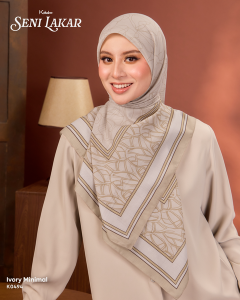 KEKABOO SENI LAKAR IVORY MINIMAL (K0494)