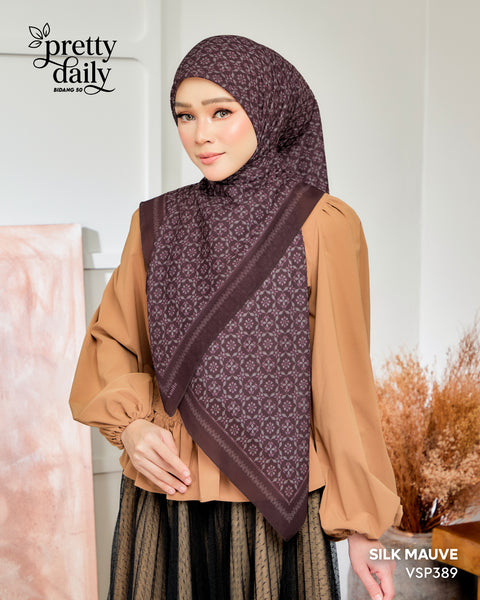 VANILA SCARVES PRETTY DAILY SILK MAUVE (VSP389)