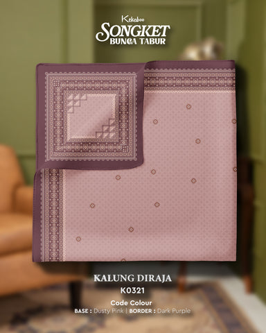 KEKABOO SONGKET BUNGA TABUR KALUNG DIRAJA (K0321)
