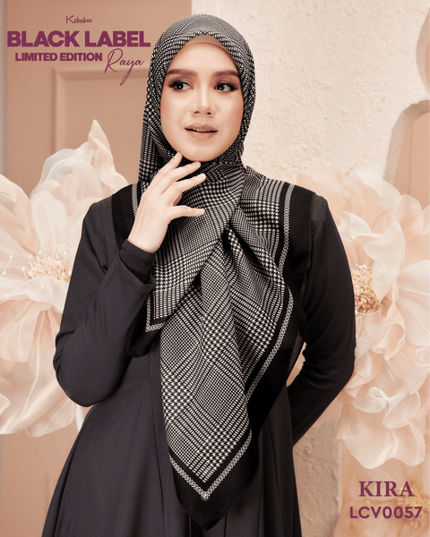 KEKABOO BLACK LABEL KIRA (LCV0057) - TUDUNG KEKABOO - LIMITED AND EXCLUSIVE