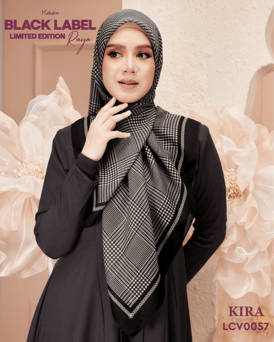 KEKABOO BLACK LABEL KIRA (LCV0057) - TUDUNG KEKABOO - LIMITED AND EXCLUSIVE