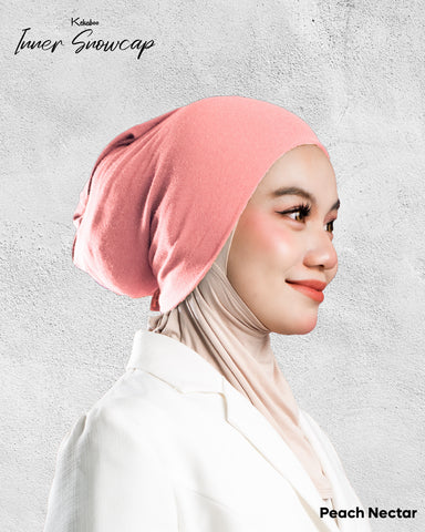 KEKABOO EXCLUSIVE INNER PEACH NECTAR - TUDUNG KEKABOO - LIMITED AND EXCLUSIVE