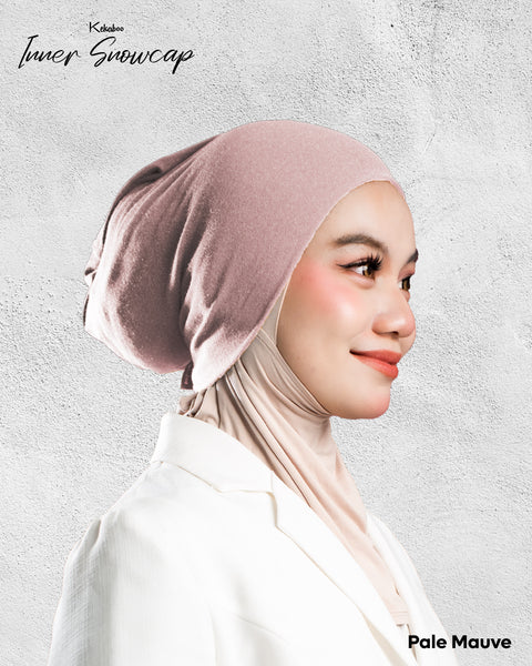 KEKABOO EXCLUSIVE INNER PALE MAUVE - TUDUNG KEKABOO - LIMITED AND EXCLUSIVE
