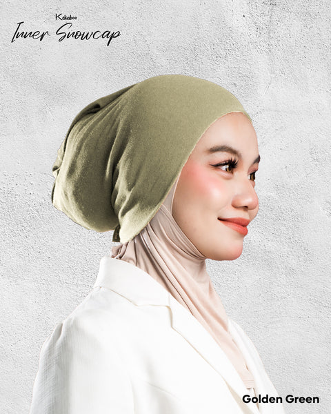 KEKABOO EXCLUSIVE INNER GOLDEN GREEN - TUDUNG KEKABOO - LIMITED AND EXCLUSIVE