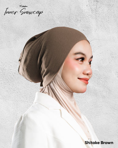 INNER KEKABOO EXCLUSIVE SHITAKE BROWN - TUDUNG KEKABOO - LIMITED AND EXCLUSIVE