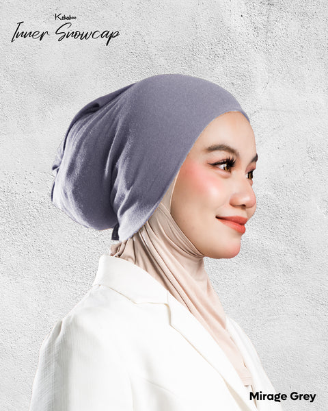 KEKABOO EXCLUSIVE INNER MIRAGE GREY - TUDUNG KEKABOO - LIMITED AND EXCLUSIVE