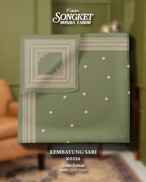 KEKABOO SONGKET BUNGA TABUR LEMBAYUNG SARI (K0326)