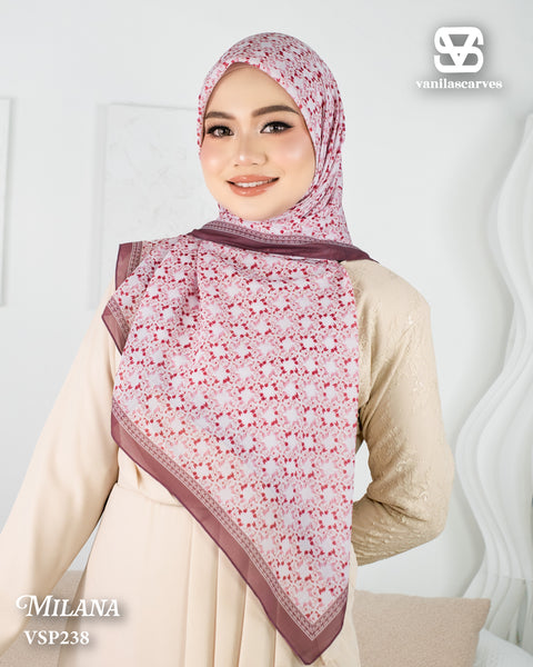 VANILA SCARVES PREMIUM PRINTED MILANA (VSP238)