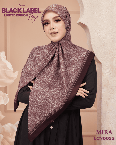 KEKABOO BLACK LABEL MIRA (LCV0055) - TUDUNG KEKABOO - LIMITED AND EXCLUSIVE