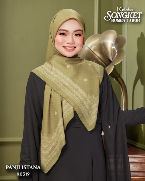 KEKABOO SONGKET BUNGA TABUR PANJI ISTANA (K0319)
