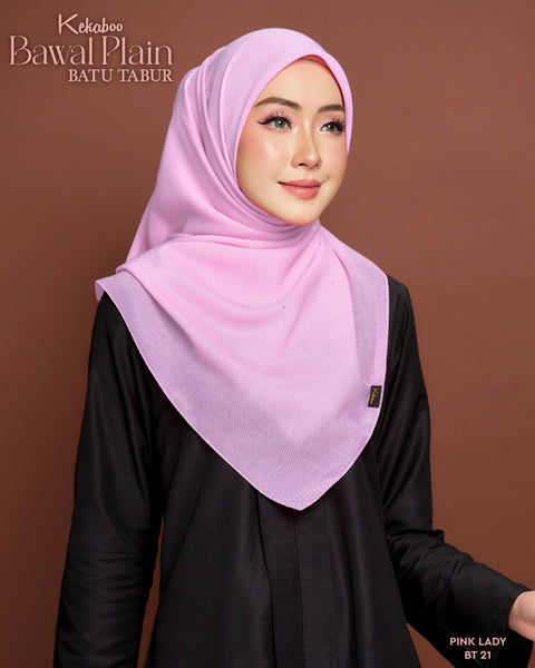 BAWAL PLAIN BATU TABUR (BT21 PINK LADY)