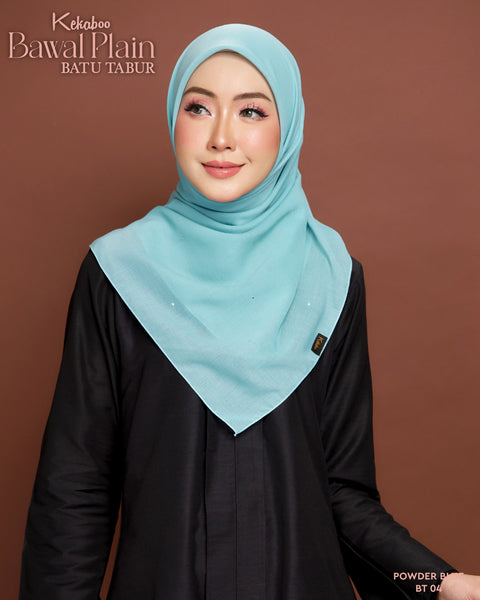 BAWAL PLAIN BATU TABUR (BT04 POWDER BLUE)