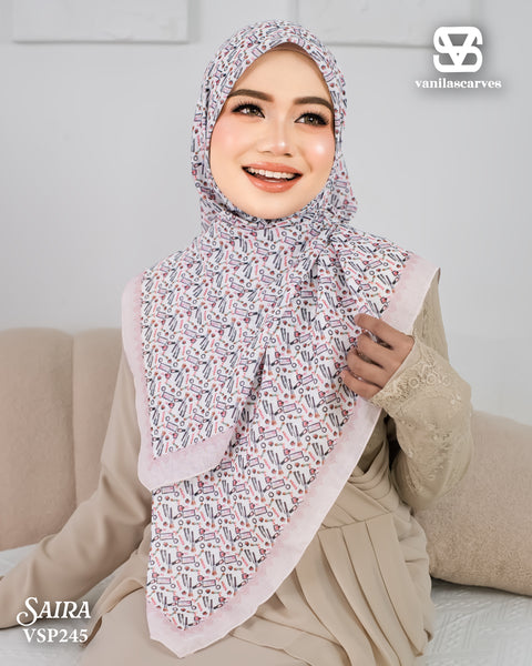 VANILA SCARVES PREMIUM PRINTED SAIRA (VSP245)